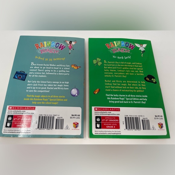 RAINBOW MAGIC FAIRIES: Two (2) Special Edition Paperback Books by Daisy Meadows - Picture 2 of 5